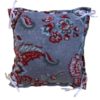 Fleece Pillow Kit with Light Green with Red, green and light blue floral pattern