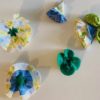 3d fabric flowers 5 pictured