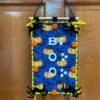 small 10 x 15 inch version of No Sew Halloween Boo Wall hanging or table runner