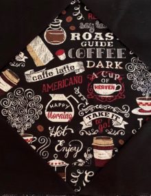 Coffee theme mug rug